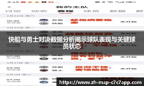 快船与勇士对决数据分析揭示球队表现与关键球员状态